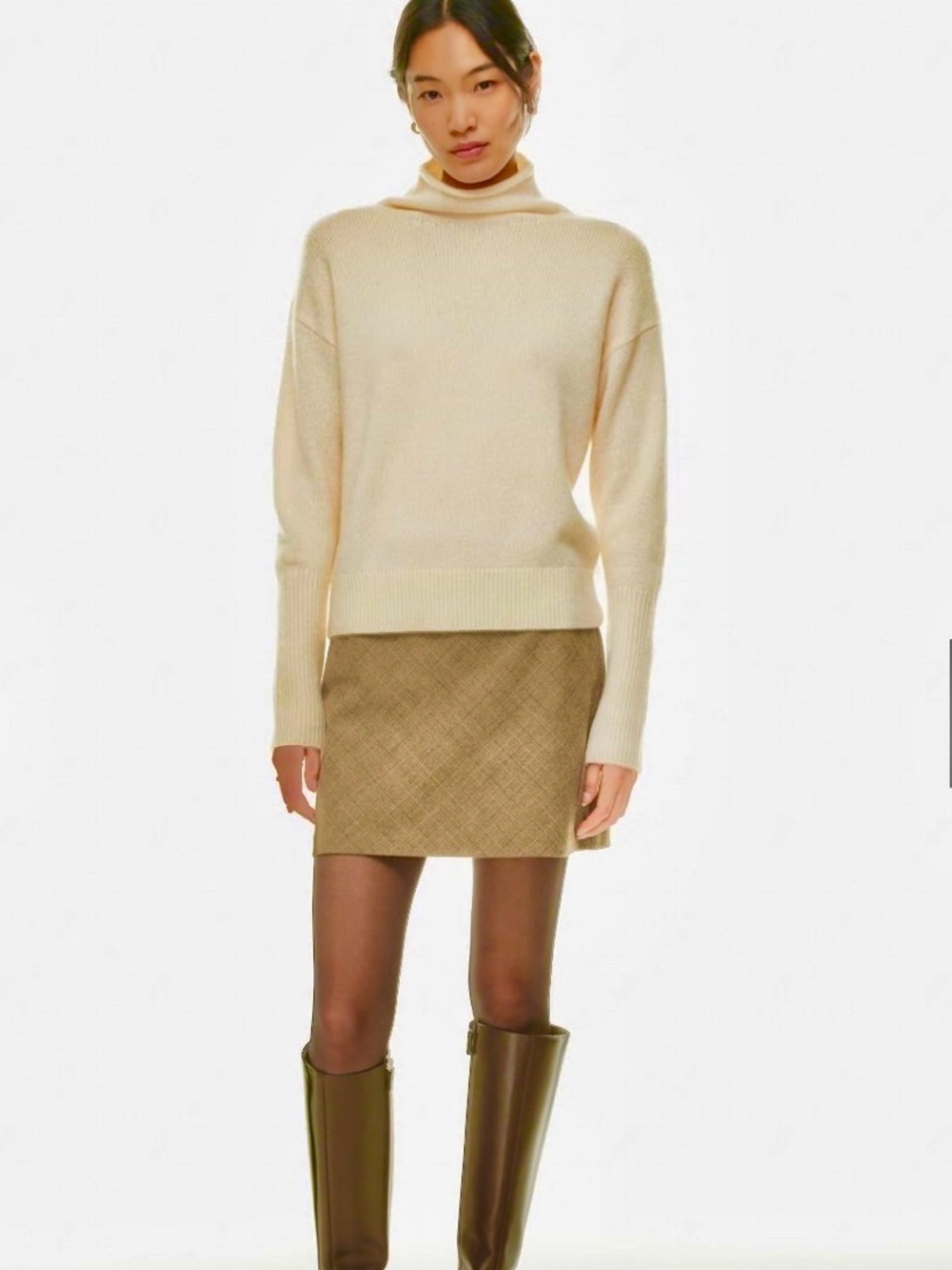 Wilfred CYPRIE Merino Wool Ivory Sweater Size Large